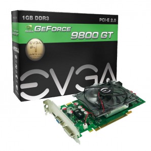 Tarjeta de Video  EVGA GEFORCE 9800GT  1GB DDR3 PCI-E 2.0 HDMI