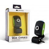 Camara Web CANYON 300K Sensor CMOS Negro/Verde 