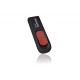 Pendrive USB A-DATA Retractil 128 Gb Negro/Rojo